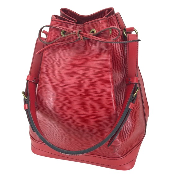 Louis Vuitton Noé Red Leather shoulder - Picture 1 of 9